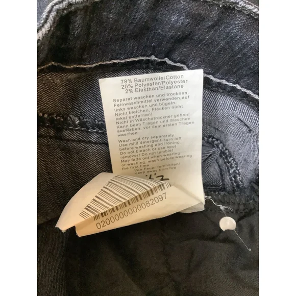 Multiblu Women's Jeans W40 L30 Blue Dark Blue Used Straight Stretch German - Picture 3 of 6